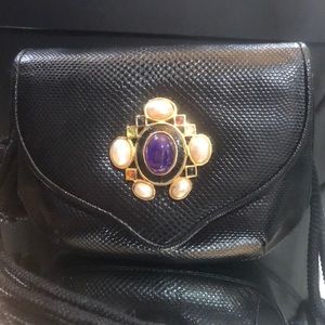 Judith Leiber black bag. Gorgeous in great cond.